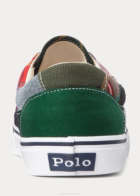 multi Mænd Ralph Lauren keaton patchwork sneaker Z426B2039