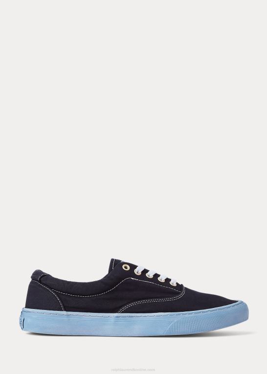 newport flåde Mænd Ralph Lauren keaton canvas sneaker Z426B2032