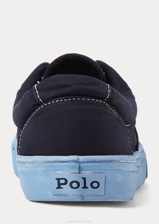 newport flåde Mænd Ralph Lauren keaton canvas sneaker Z426B2032