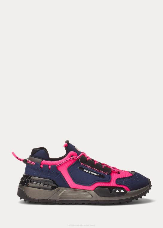 newport navy/fuschia Mænd Ralph Lauren ps200 sneaker Z426B1941