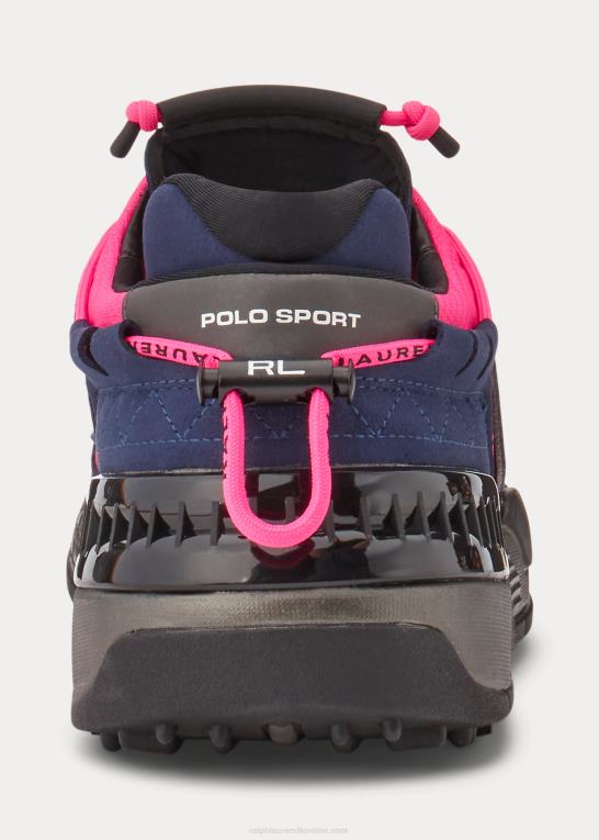newport navy/fuschia Mænd Ralph Lauren ps200 sneaker Z426B1941