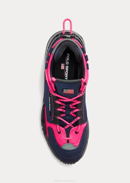 newport navy/fuschia Mænd Ralph Lauren ps200 sneaker Z426B1941