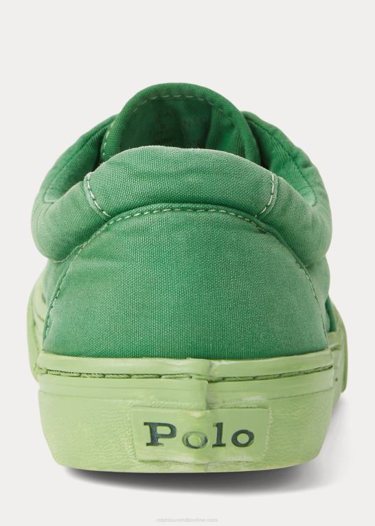 primær grøn Mænd Ralph Lauren keaton canvas sneaker Z426B2033