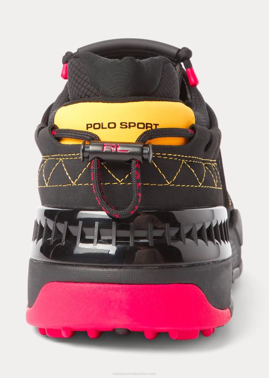 sort/gul Mænd Ralph Lauren ps200 sneaker Z426B1940