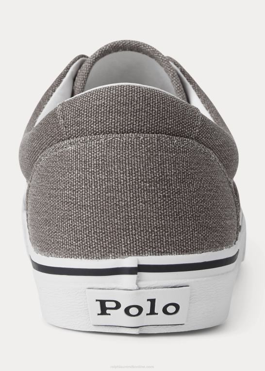 sort/sikkerhedsgul Mænd Ralph Lauren keaton farveskiftende canvas sneaker Z426B2028