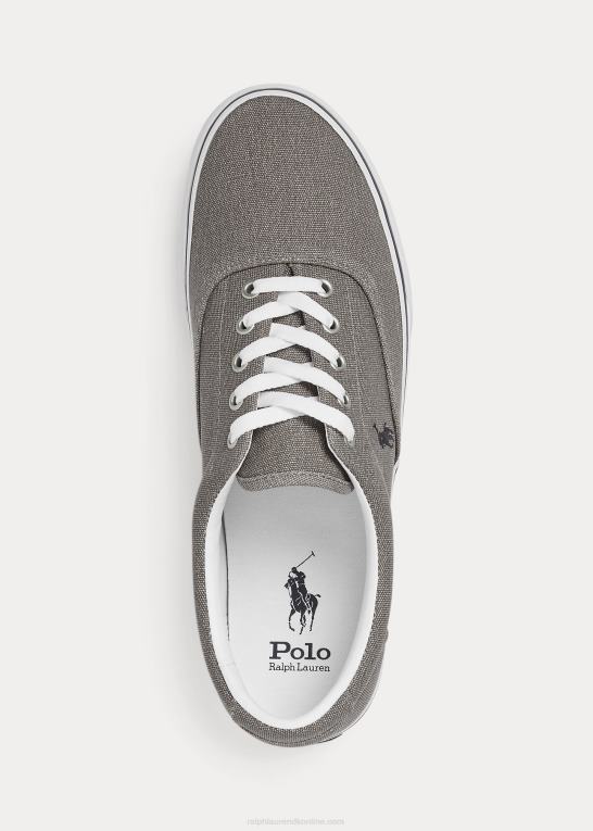sort/sikkerhedsgul Mænd Ralph Lauren keaton farveskiftende canvas sneaker Z426B2028