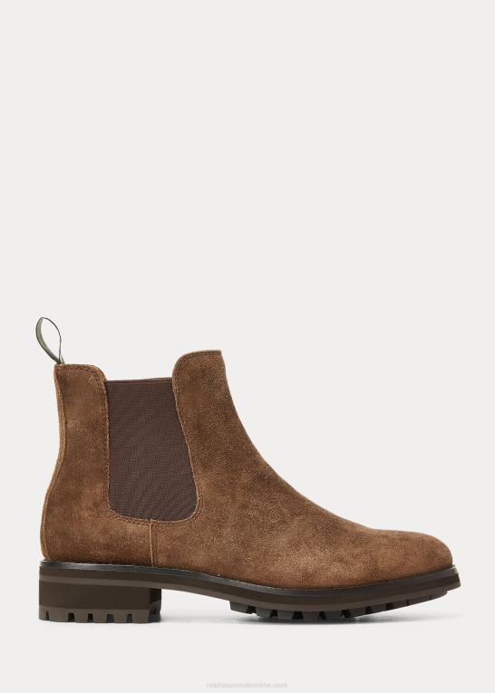 Brun Mænd Ralph Lauren Bryson ruskind chelsea støvle Z426B2122