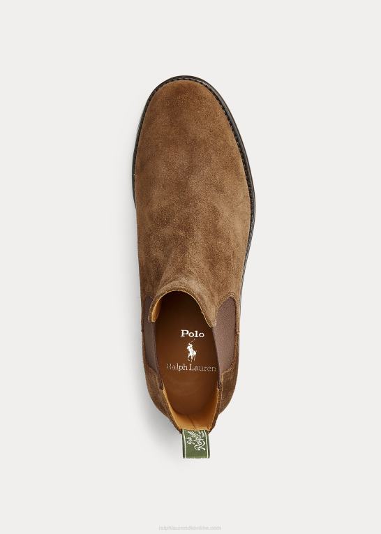 Brun Mænd Ralph Lauren Bryson ruskind chelsea støvle Z426B2122