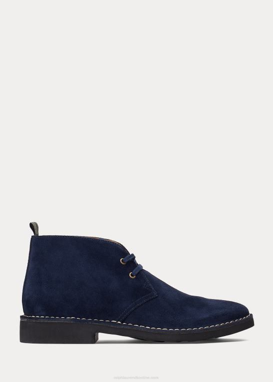flåde Mænd Ralph Lauren Talan ruskind chukka støvle Z426B2120