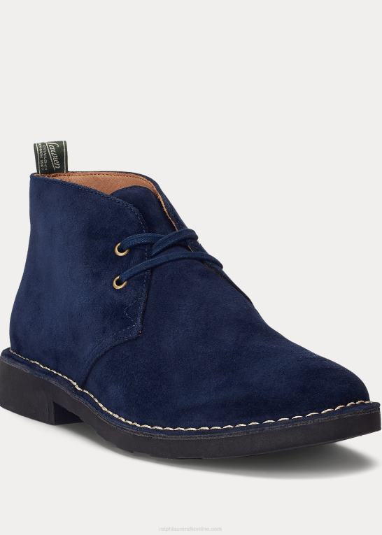flåde Mænd Ralph Lauren Talan ruskind chukka støvle Z426B2120