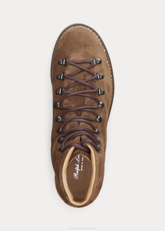 kastanjebrun Mænd Ralph Lauren darrow støvle i kalv-ruskind Z426B2183