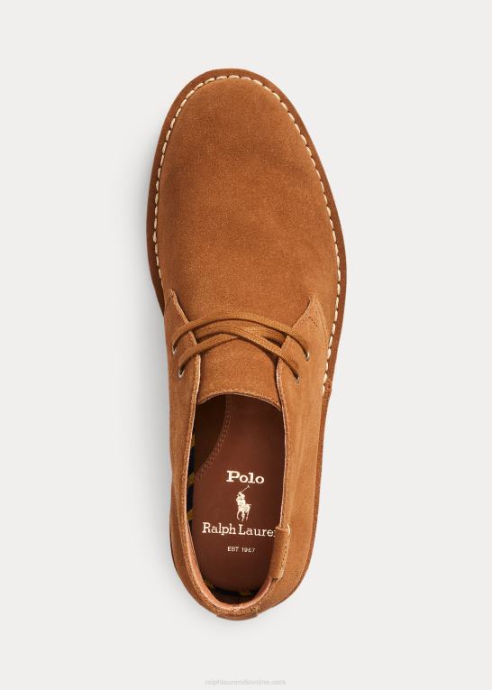 ørkenbrun Mænd Ralph Lauren Talan ruskind chukka støvle Z426B2119