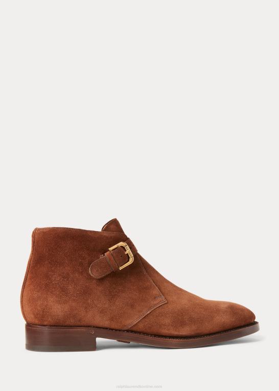 rl bleg rødbrun Mænd Ralph Lauren frasco ruskind chelsea støvle Z426B2180