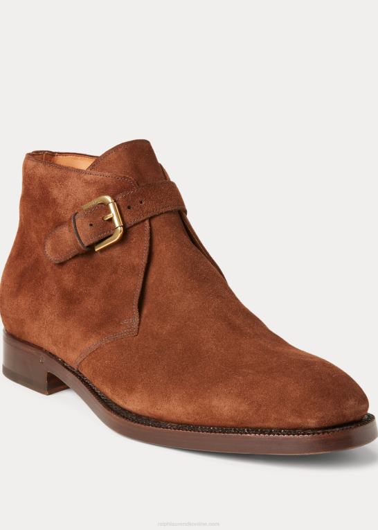 rl bleg rødbrun Mænd Ralph Lauren frasco ruskind chelsea støvle Z426B2180