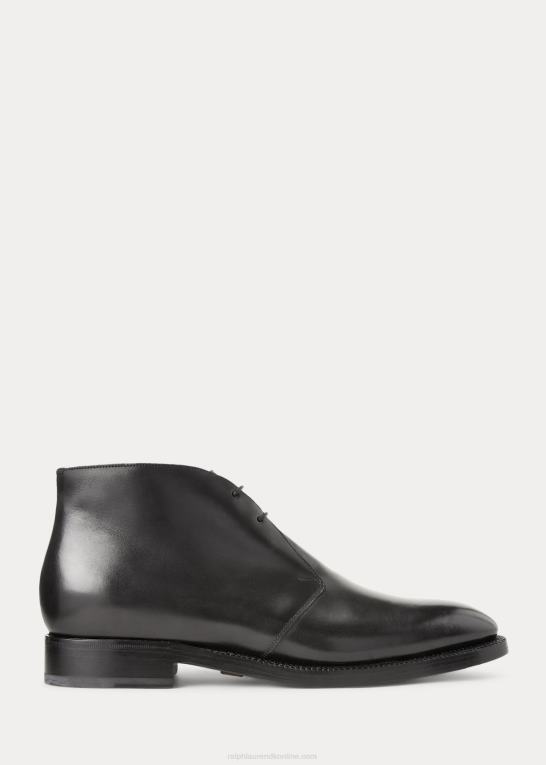 sort Mænd Ralph Lauren frasco kalveskind chelsea støvle Z426B2184