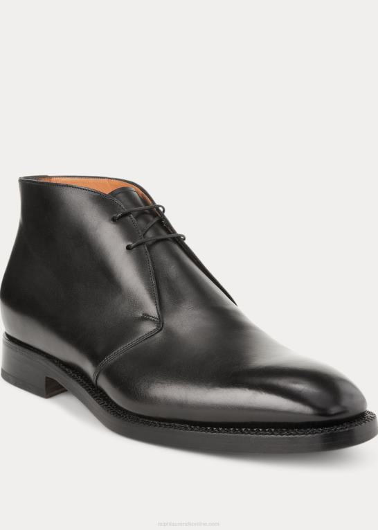 sort Mænd Ralph Lauren frasco kalveskind chelsea støvle Z426B2184