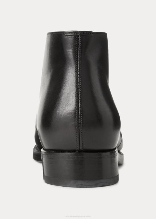 sort Mænd Ralph Lauren frasco kalveskind chelsea støvle Z426B2184