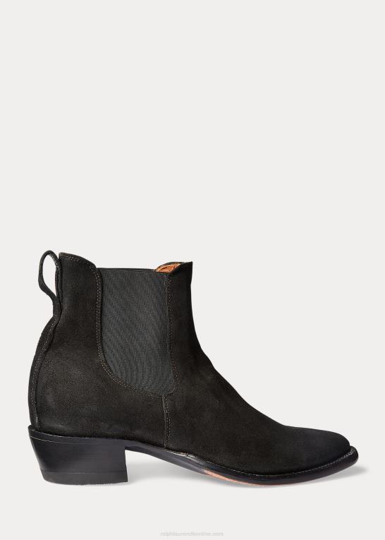 sort Mænd Ralph Lauren plainview ruskind chelsea støvle Z426B2133