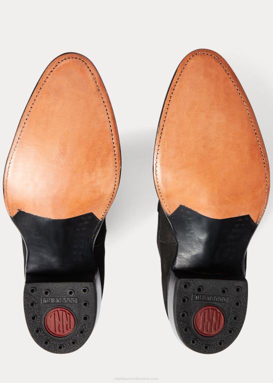 sort Mænd Ralph Lauren plainview ruskind chelsea støvle Z426B2133