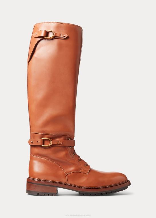 tan Mænd Ralph Lauren welington ridestøvle i kalveskind Z426B2181