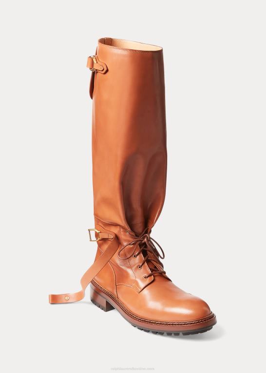 tan Mænd Ralph Lauren welington ridestøvle i kalveskind Z426B2181