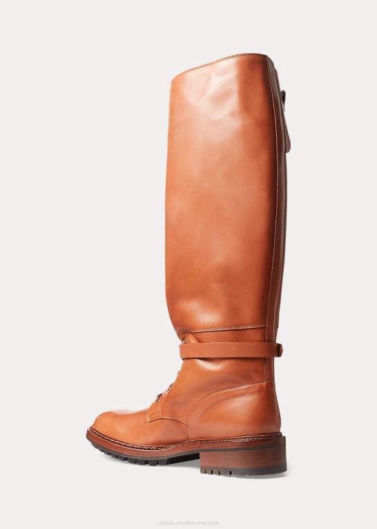 tan Mænd Ralph Lauren welington ridestøvle i kalveskind Z426B2181