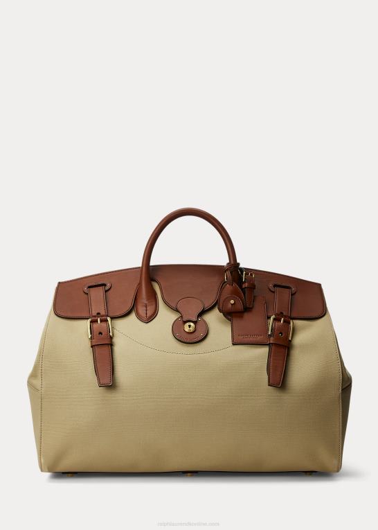 kreta Mænd Ralph Lauren bødkertaske i læderkant Z426B8993