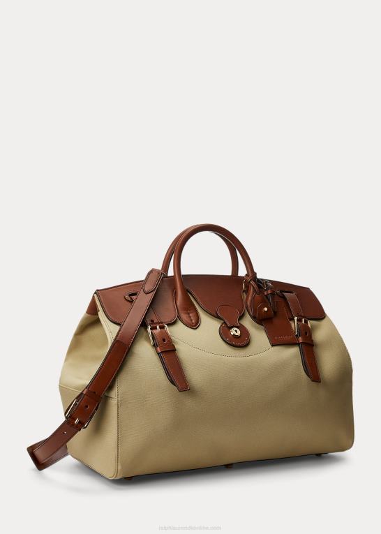 kreta Mænd Ralph Lauren bødkertaske i læderkant Z426B8993