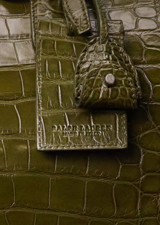 loden Mænd Ralph Lauren alligator boston taske Z426B9012