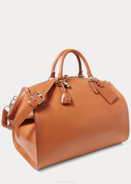 rl guld Mænd Ralph Lauren sadel kalveskind weekender Z426B9033
