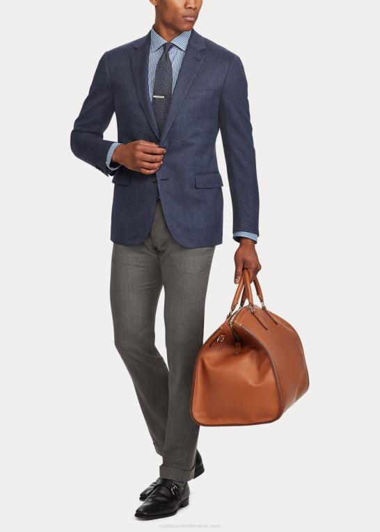 rl guld Mænd Ralph Lauren sadel kalveskind weekender Z426B9033