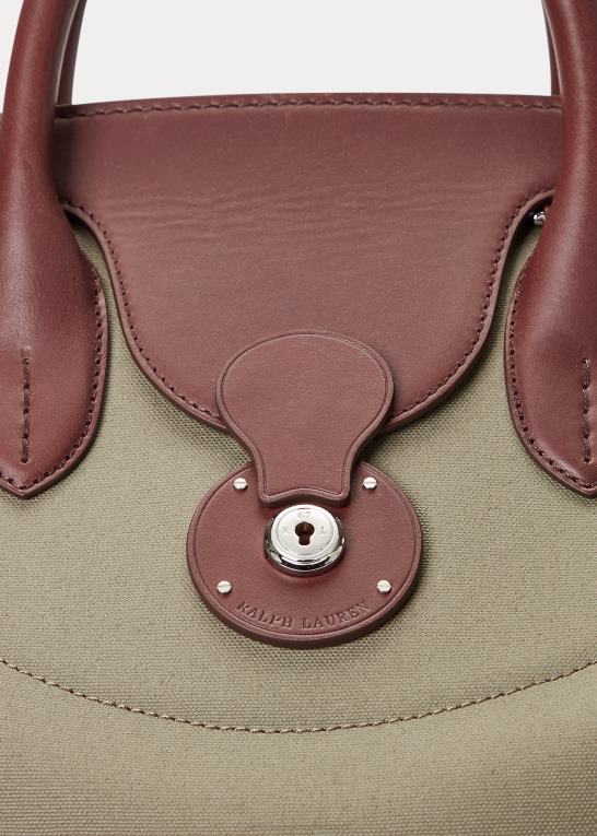 tan Mænd Ralph Lauren bødkertaske i læderkant Z426B9015