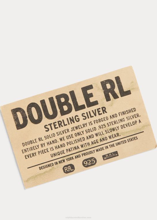 sølv Mænd Ralph Lauren håndlavet id armbånd i sterling sølv Z426B8883