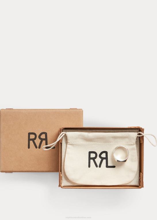 sølv Mænd Ralph Lauren håndlavet signetring i sterlingsølv Z426B8888