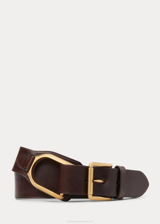 bagage brun Mænd Ralph Lauren welington turn-back læderbælte Z426B8957