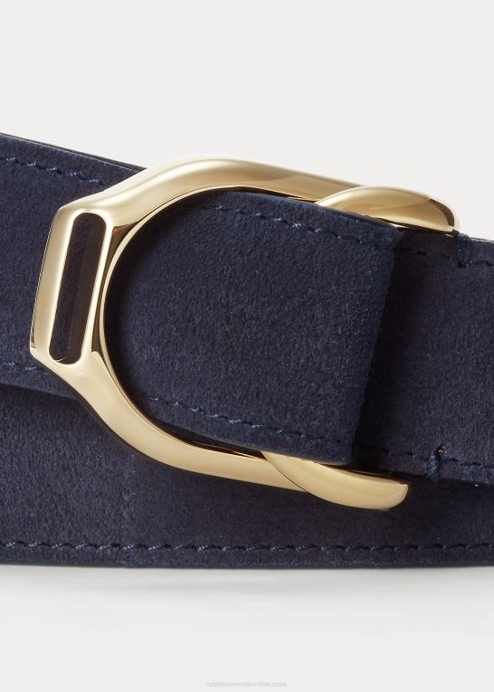 flåde Mænd Ralph Lauren welington ruskindsbælte Z426B9007