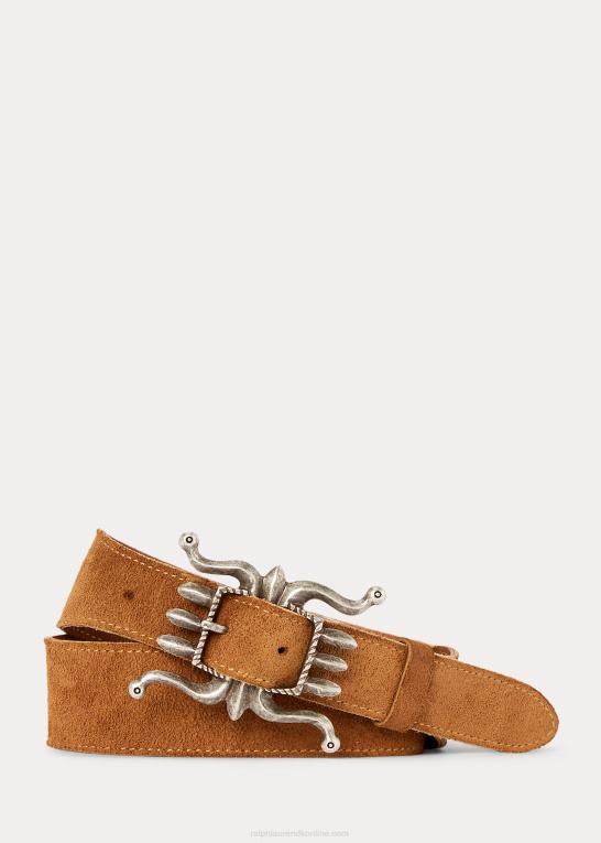 let java Mænd Ralph Lauren groft ruskindsbælte Z426B8869