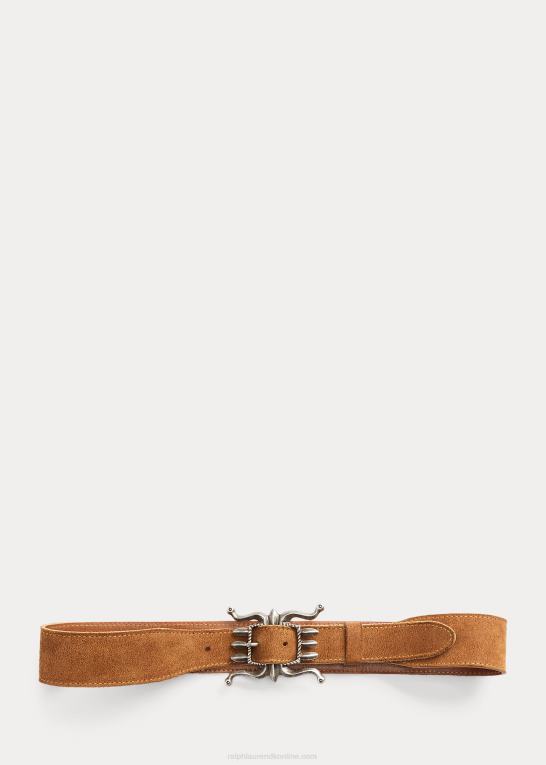 let java Mænd Ralph Lauren groft ruskindsbælte Z426B8869
