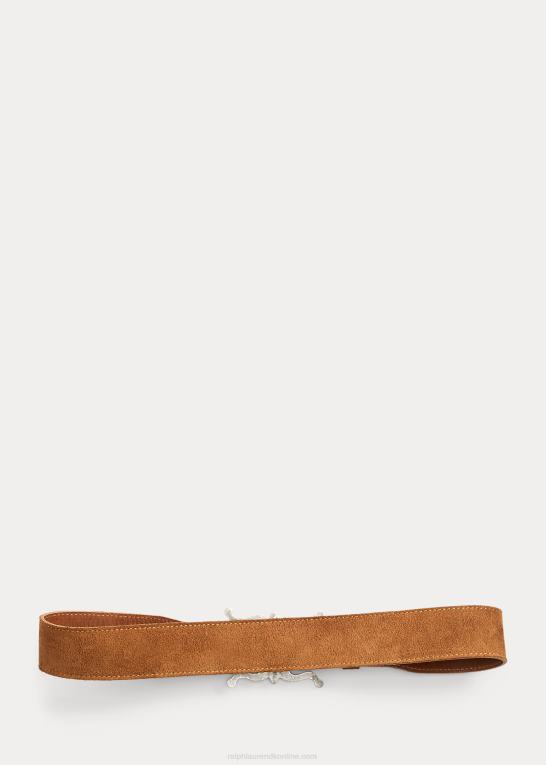 let java Mænd Ralph Lauren groft ruskindsbælte Z426B8869