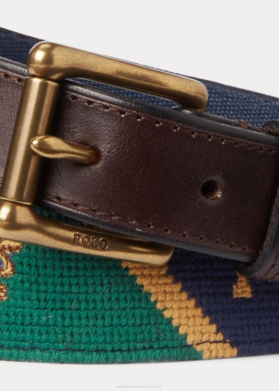 multi Mænd Ralph Lauren crest nålespids bælte Z426B2744