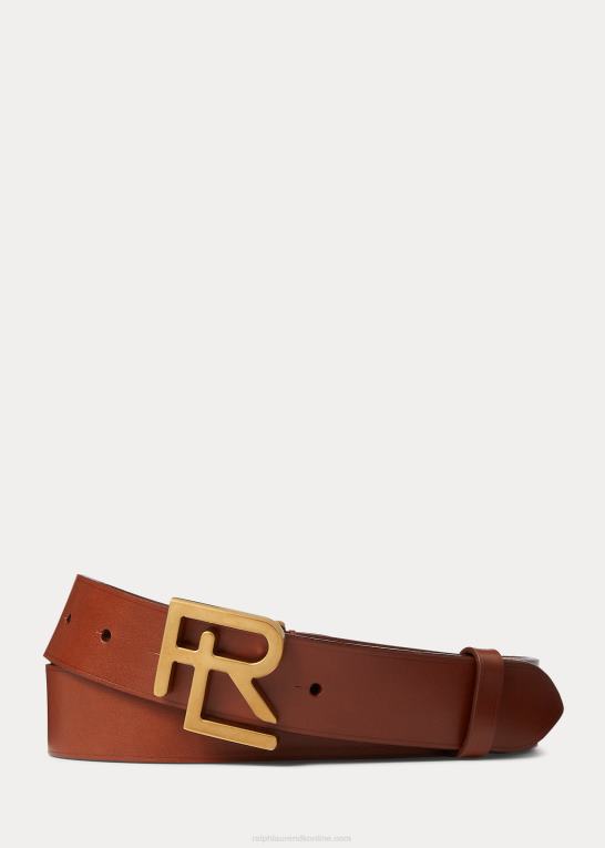 tan Mænd Ralph Lauren rl vachetta læderbælte Z426B9034