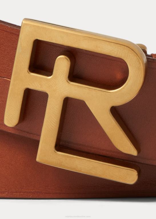 tan Mænd Ralph Lauren rl vachetta læderbælte Z426B9034
