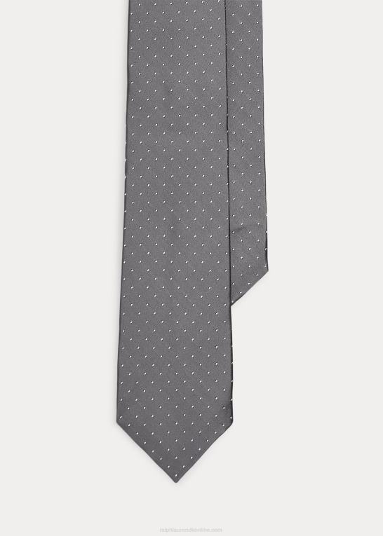 Mænd Ralph Lauren pin prik peau de soie slips Z426B2692