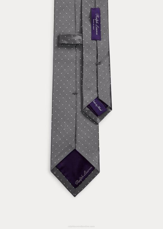 Mænd Ralph Lauren pin prik peau de soie slips Z426B2692