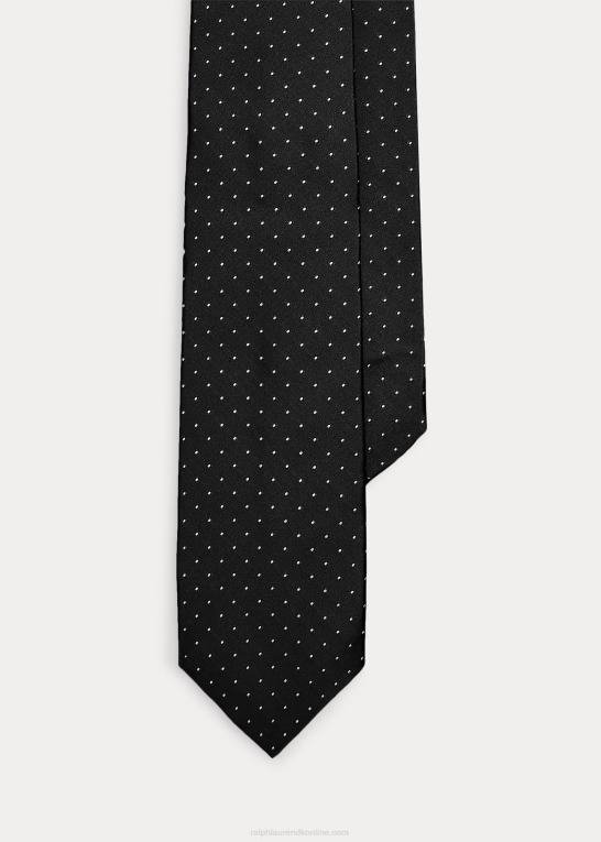Mænd Ralph Lauren pin prik peau de soie slips Z426B2693