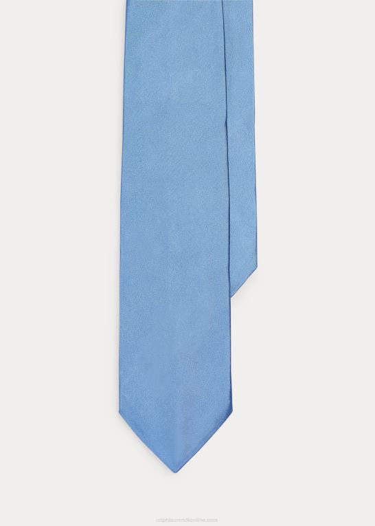 blå Mænd Ralph Lauren peau de soie slips Z426B2671