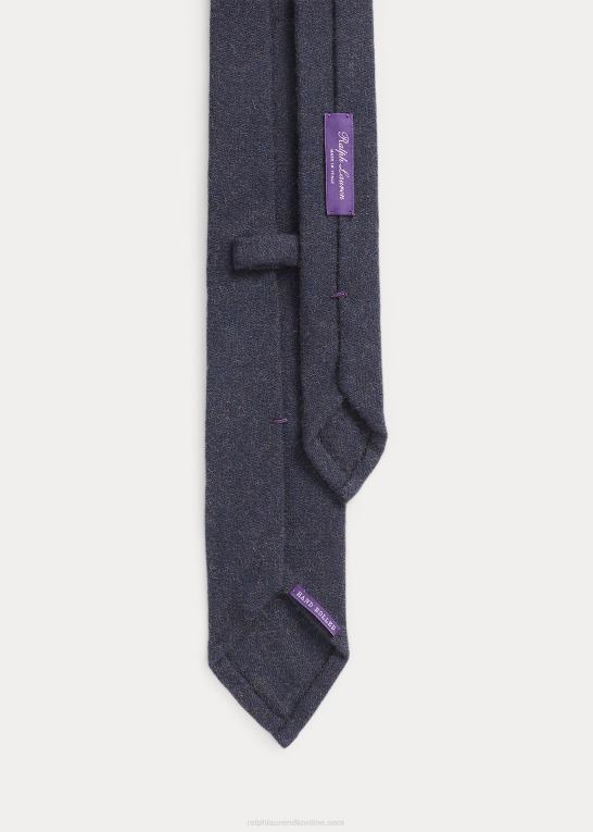 blå sten Mænd Ralph Lauren kurvvævet kamelhår slips Z426B8946