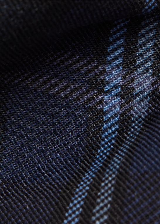 flåde Mænd Ralph Lauren plaid uld challis slips Z426B2510