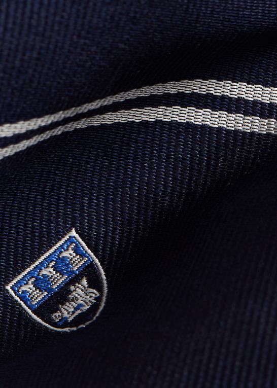flåde Mænd Ralph Lauren silke repp klub slips Z426B2528