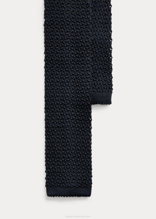 flåde Mænd Ralph Lauren strik silkeslips Z426B2245